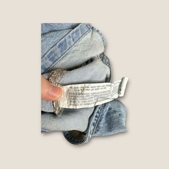 Zara Girls Denim Full Length Overall Jumpsuit Blue Size 13-14 - Picture 7 of 7